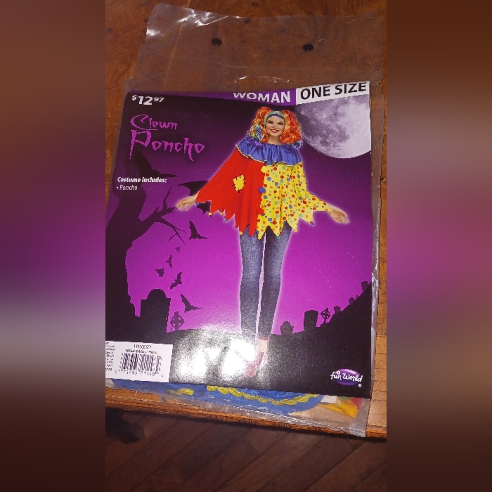 Poncho Clown Costume